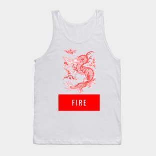 Fire dragon Tank Top